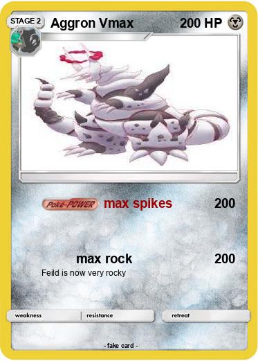Pokemon Aggron Vmax