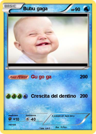 Pokemon Bubu gaga