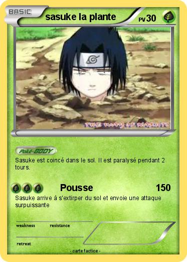 Pokemon sasuke la plante