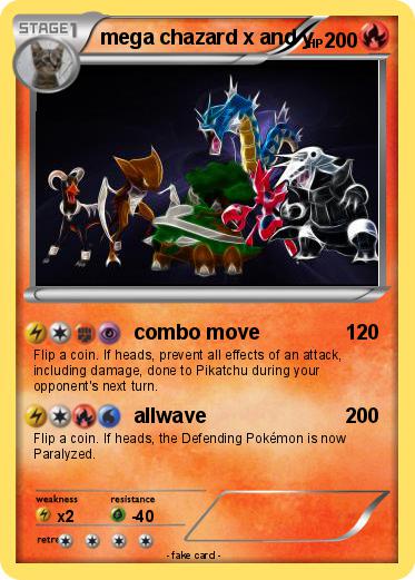 Pokemon mega chazard x and y