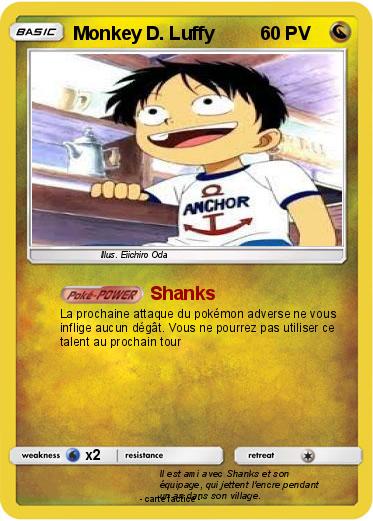 Pokemon Monkey D. Luffy