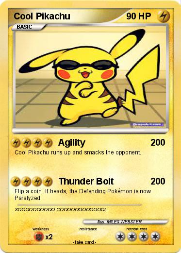 Pokemon Cool Pikachu