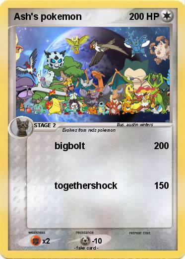 Pokemon Ash's pokemon