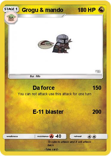 Pokemon Grogu & mando