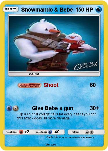 Pokemon Snowmando & Bebe