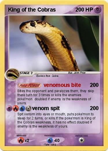 Pokemon King of the Cobras