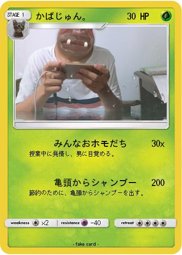 Pokemon かばじゅん。