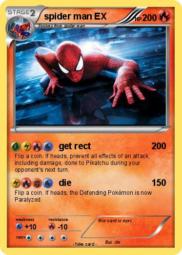 Pokemon spider man EX