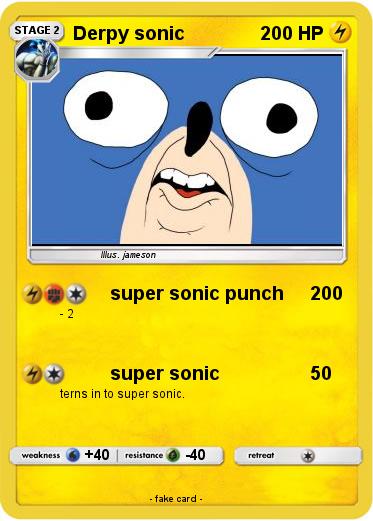 Pokemon Derpy sonic