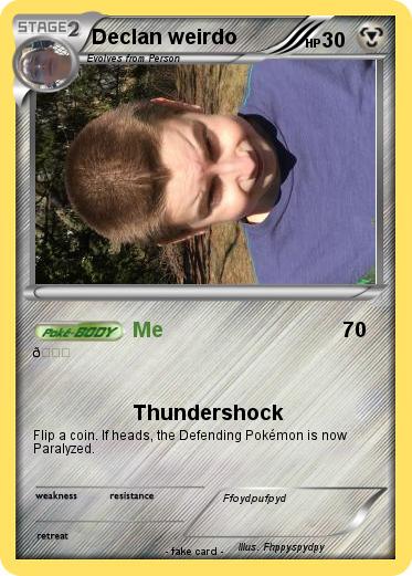 Pokemon Declan weirdo