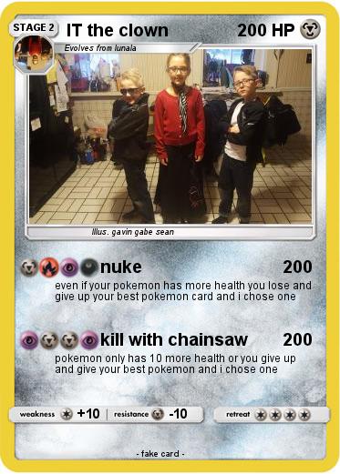 Pokemon IT the clown