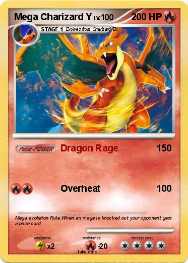 Pokemon Mega Charizard Y