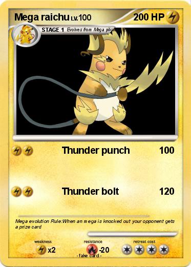 Pokemon Mega raichu