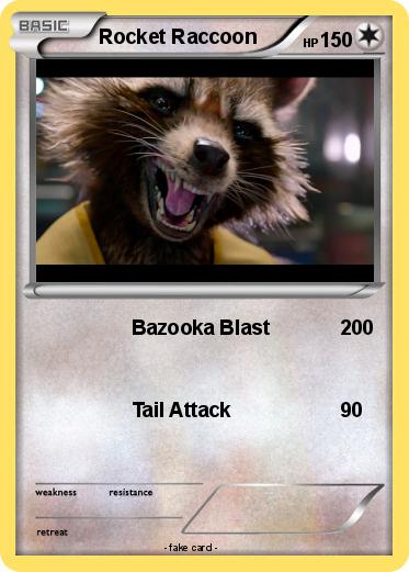 Pokemon Rocket Raccoon