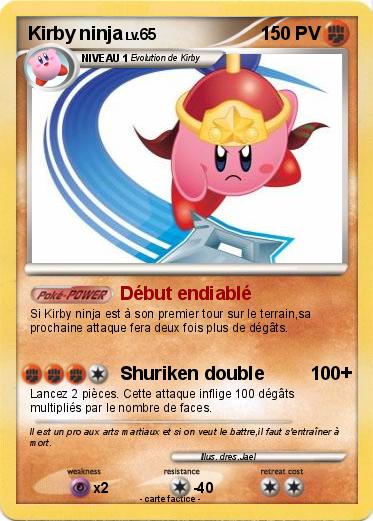 Pokemon Kirby ninja