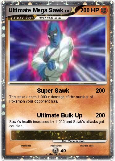 Pokemon Ultimate Mega Sawk