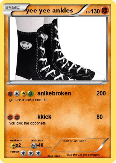 Pokemon yee yee ankles