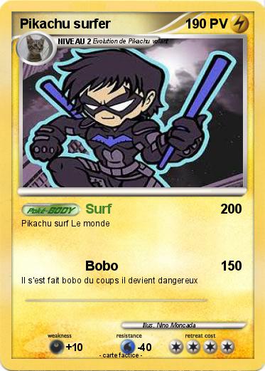 Pokemon Pikachu surfer