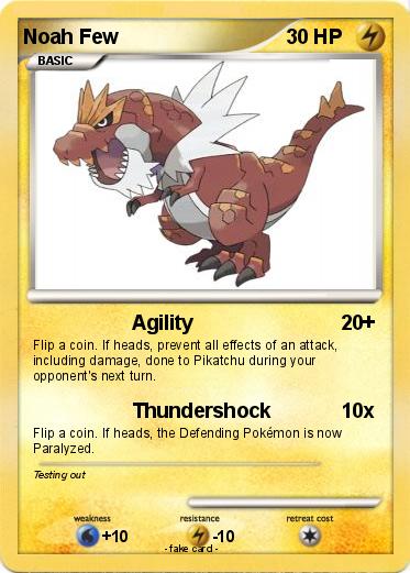 Pokemon Noah Few