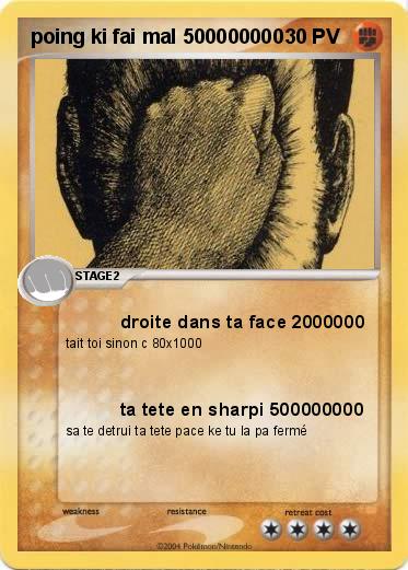 Pokemon poing ki fai mal 500000000