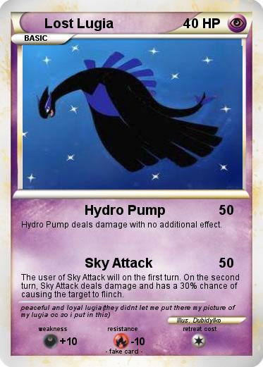 Pokemon Lost Lugia