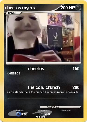 Pokemon cheetos myers