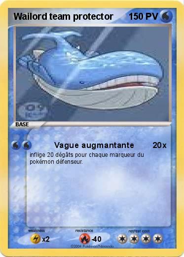 Pokemon Wailord team protector