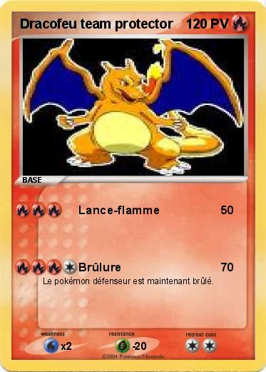 Pokemon Dracofeu team protector