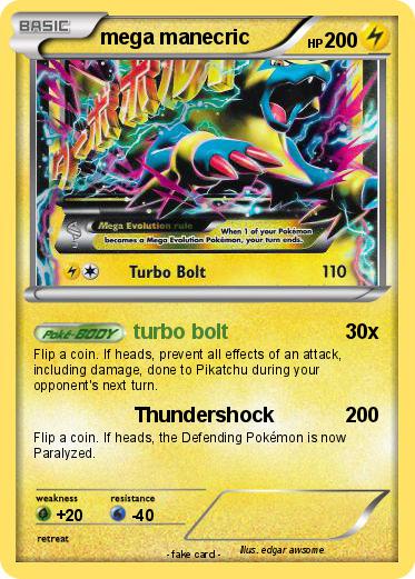 Pokemon mega manecric
