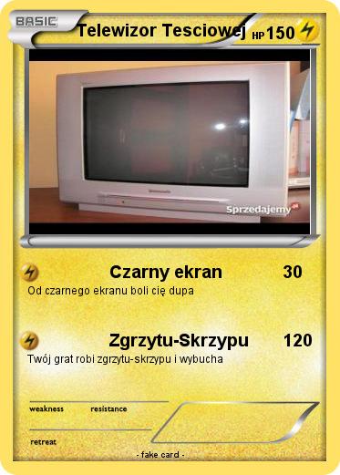 Pokemon Telewizor Tesciowej