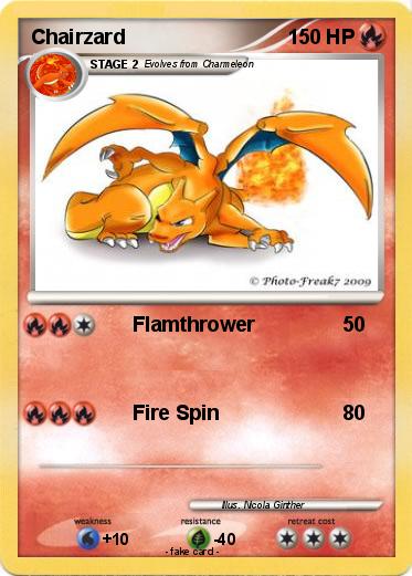Pokemon Chairzard