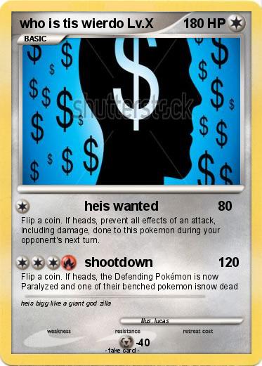 Pokemon who is tis wierdo Lv.X