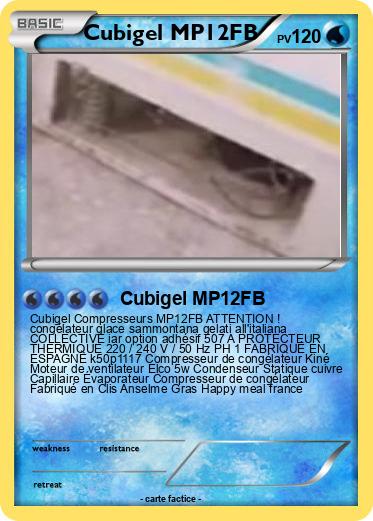 Pokemon Cubigel MP12FB