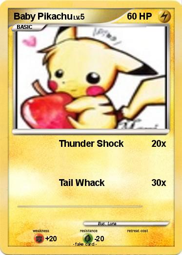Pokemon Baby Pikachu