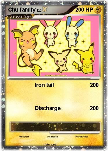 Pokemon Chu family