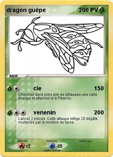 Pokemon dragon guêpe