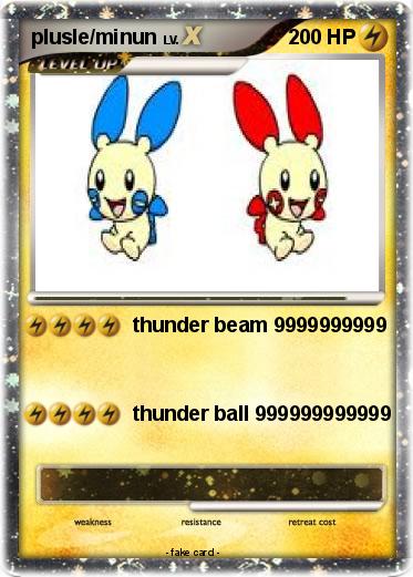 Pokemon plusle/minun