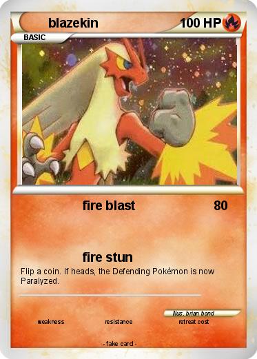 Pokemon blazekin