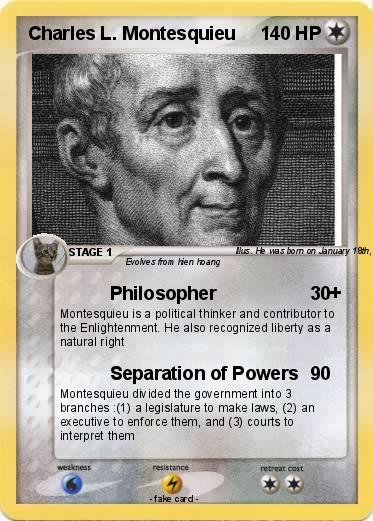 Pokemon Charles L. Montesquieu