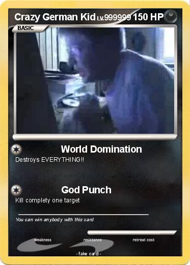 Pokemon Crazy German Kid