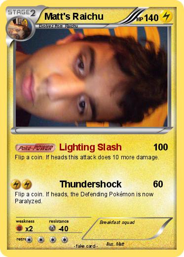 Pokemon Matt's Raichu