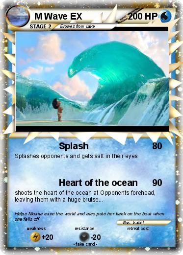 Pokémon M Wave EX 1 1 - Splash - My Pokemon Card