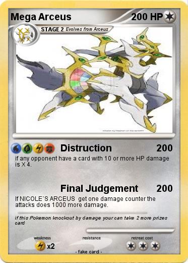 Pokemon Mega Arceus