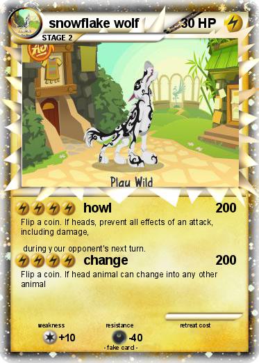 Pokemon snowflake wolf