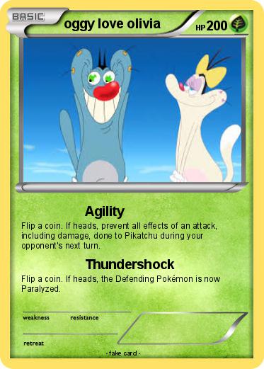 Pokemon oggy love olivia
