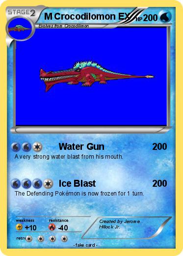 Pokemon M Crocodilomon EX