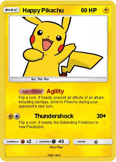 Pokemon Happy Pikachu