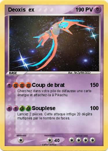 Pokemon Deoxis  ex