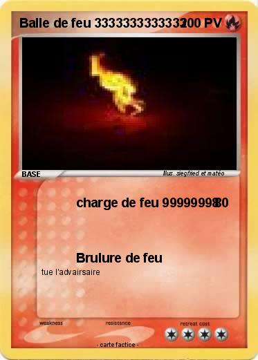 Pokemon Balle de feu 3333333333333