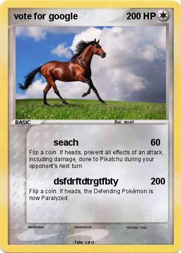 Pokemon vote for google